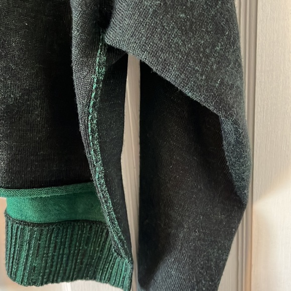 Host Pick ๐ฅ CREA CONCEPT cropped open cardigan, dark green wool NWT - Picture 7 of 11